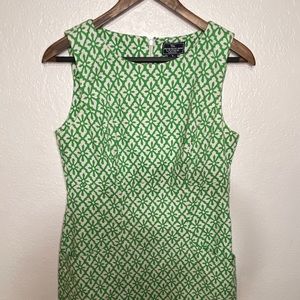 American Living Dress , Vintage look, Green & White, Size 6